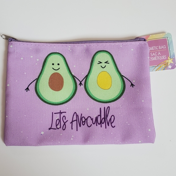 Adorable Avocado Cosmetic Bags, Set of 2 - Picture 2 of 4
